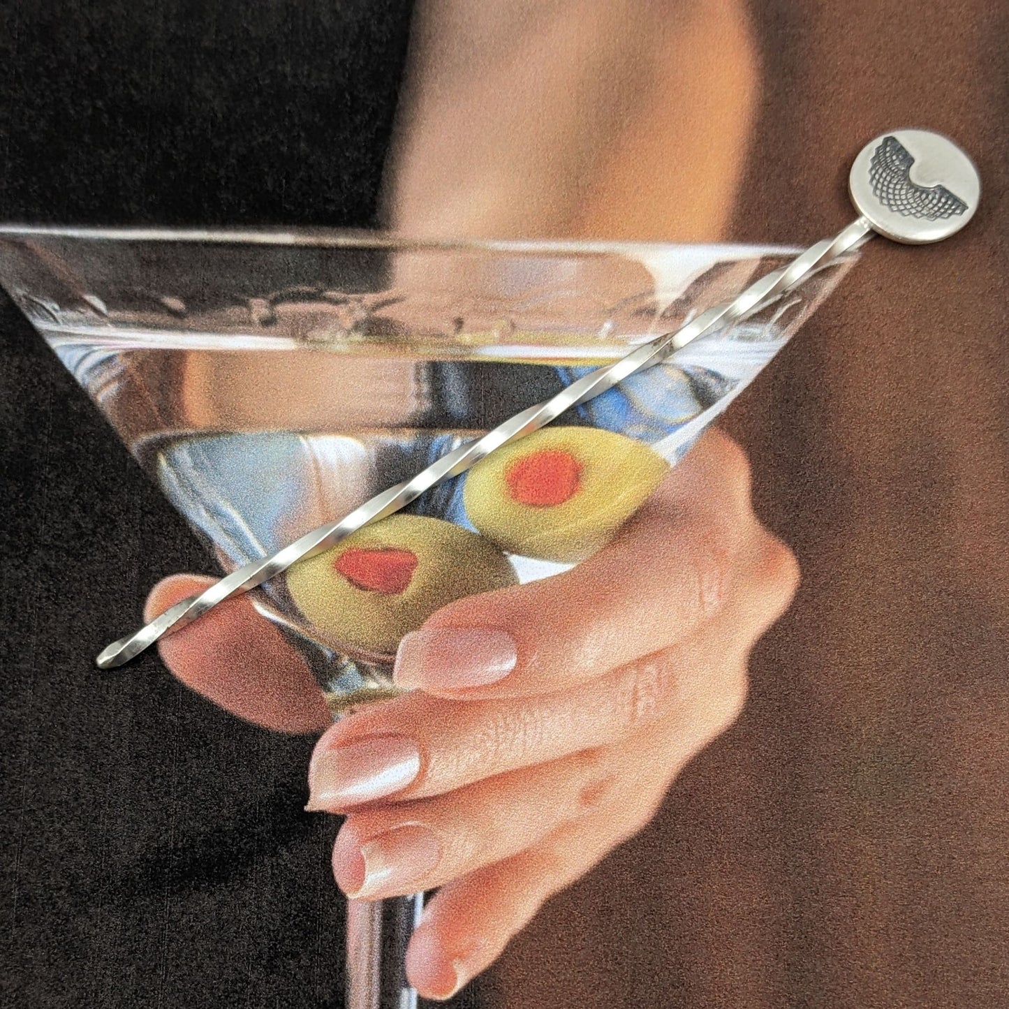 RBG Jabots Dissent and Favorite Sterling Silver Cocktail Picks
