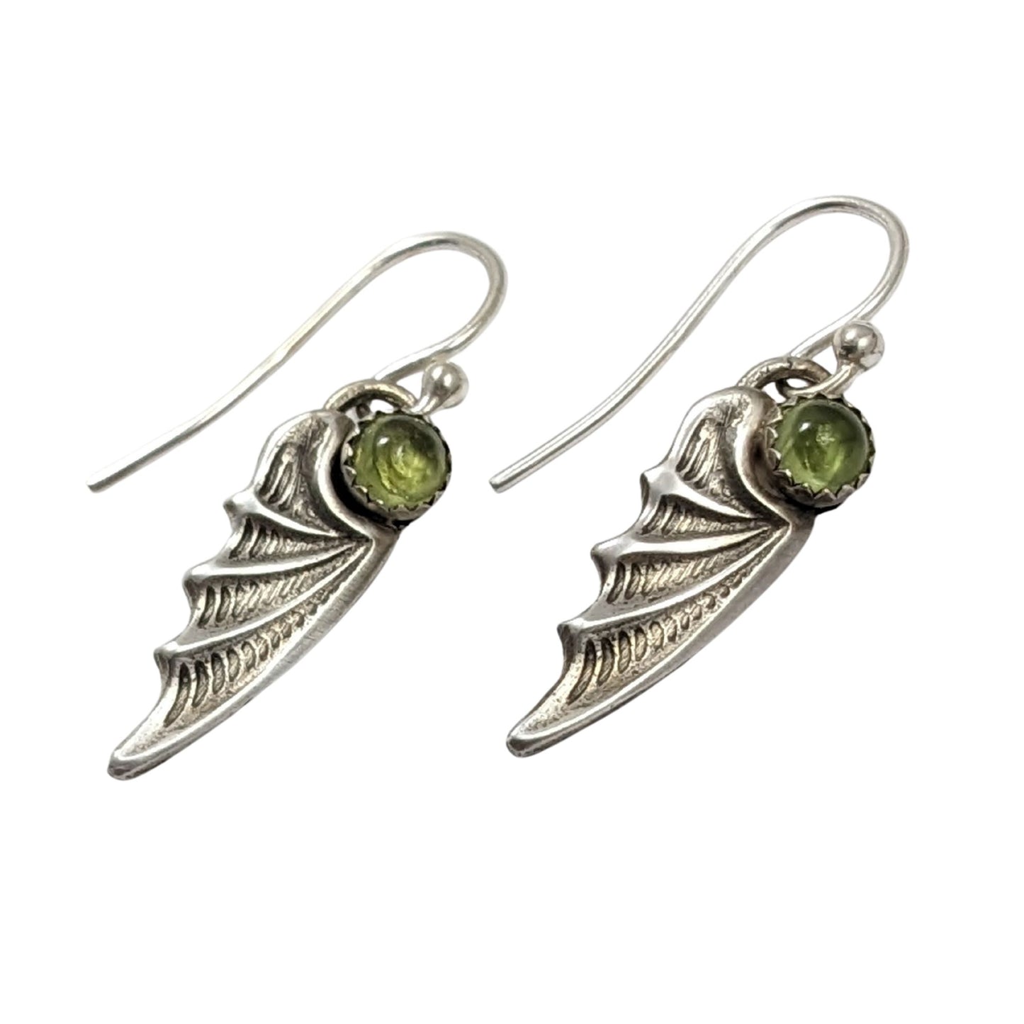 Bat Wing Sterling Silver Earrings