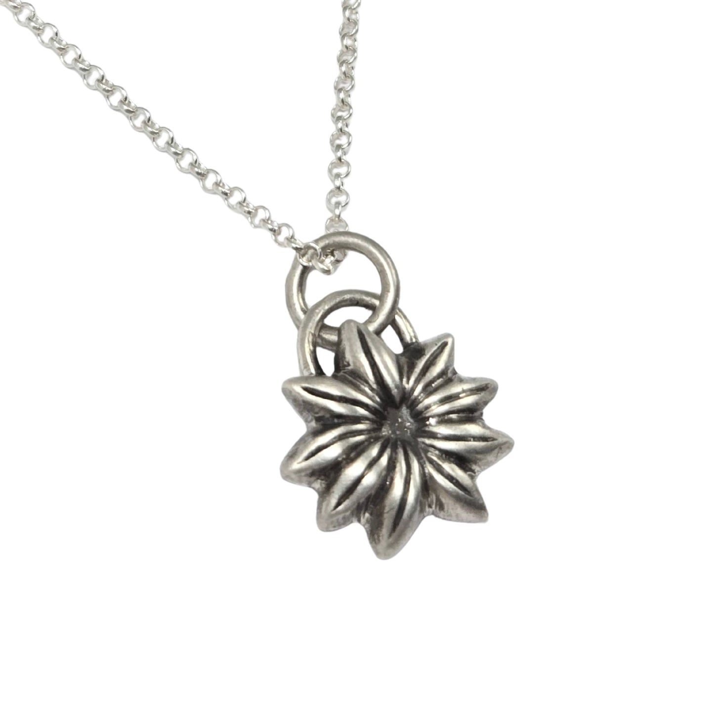 Dahlia Sterling Silver Pendant