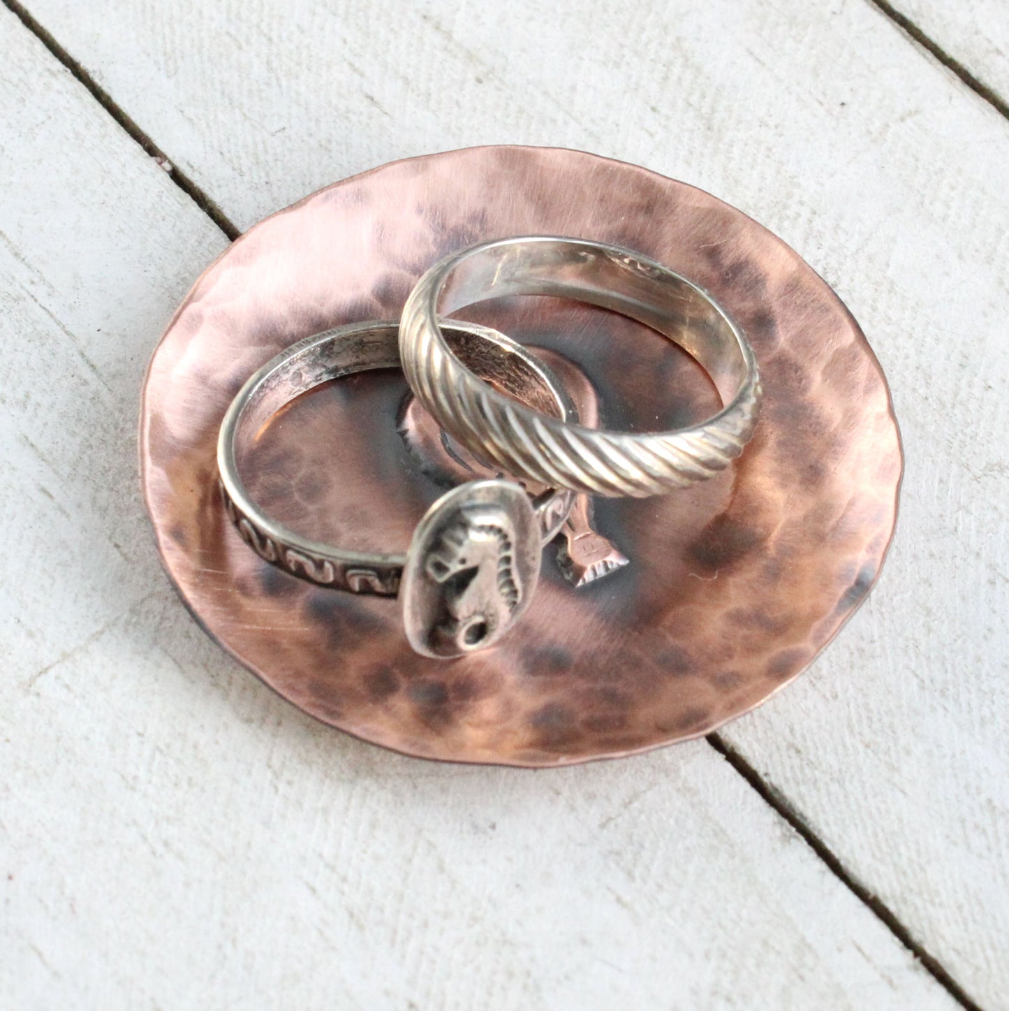 Hot Air Balloon Copper Ring Dish