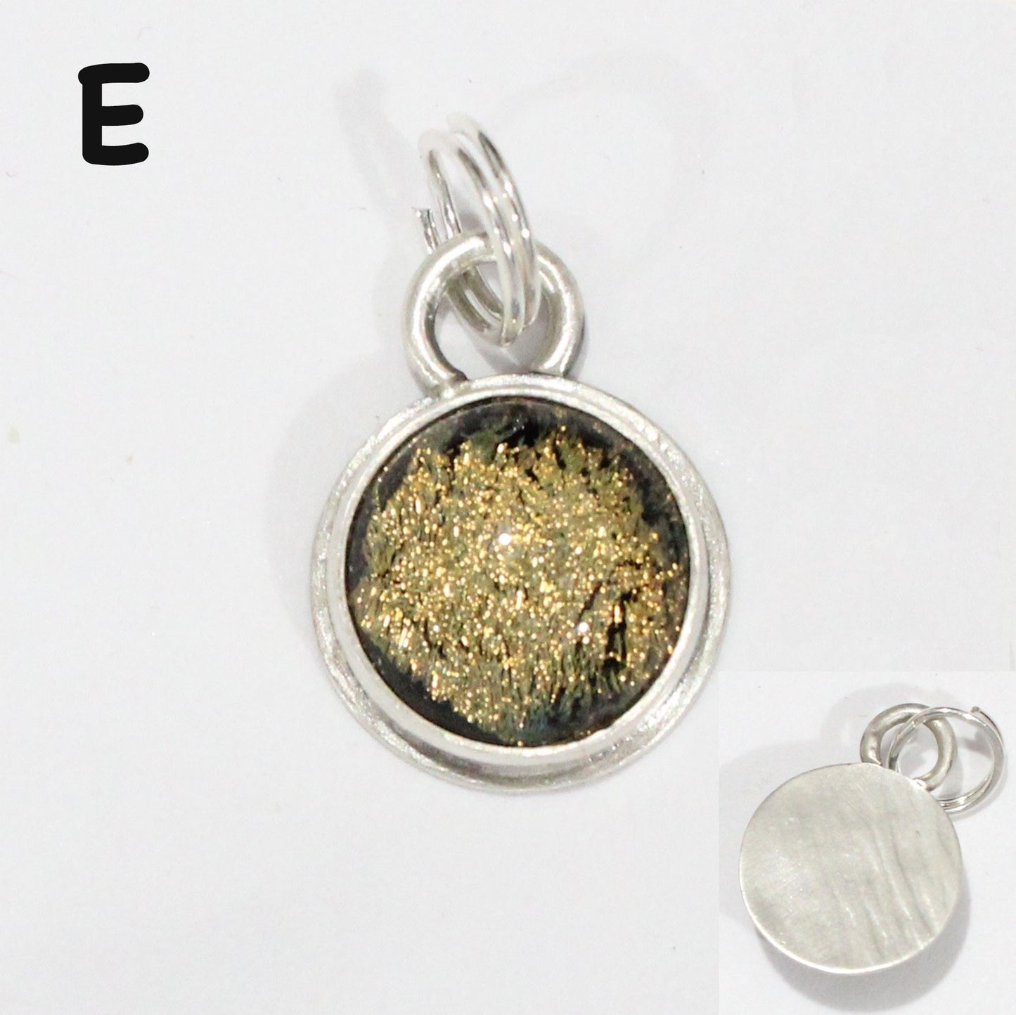 Sparkling Dichroic Glass Charms