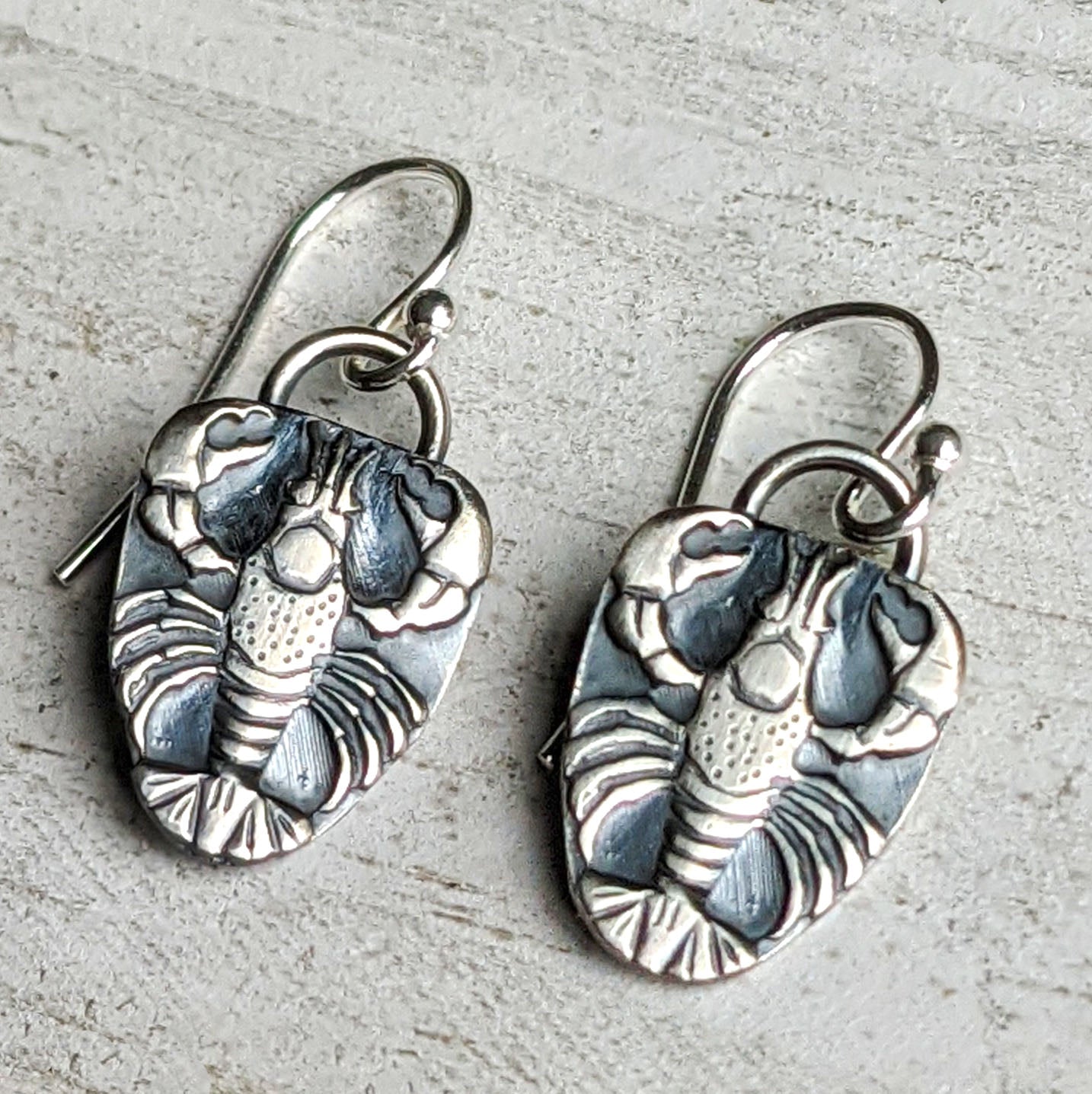 Essential Lobster Earrings in Sterling Silver