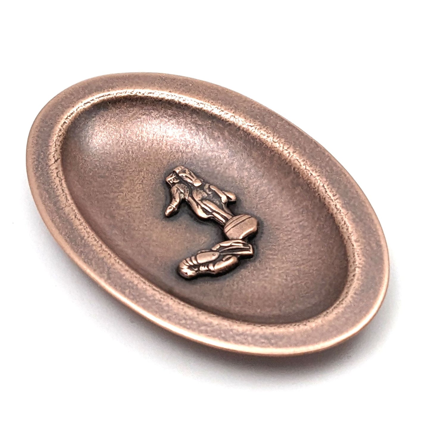 Paul Revere Lobster Copper Oval Ring Dish