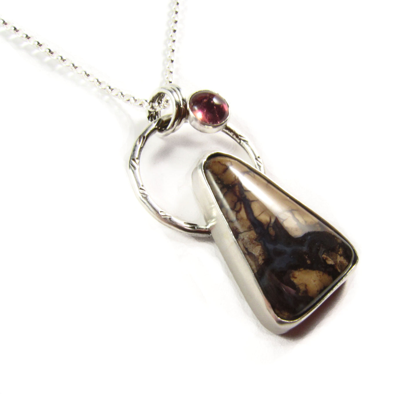 Pendant with Tree and Solar Eclipse