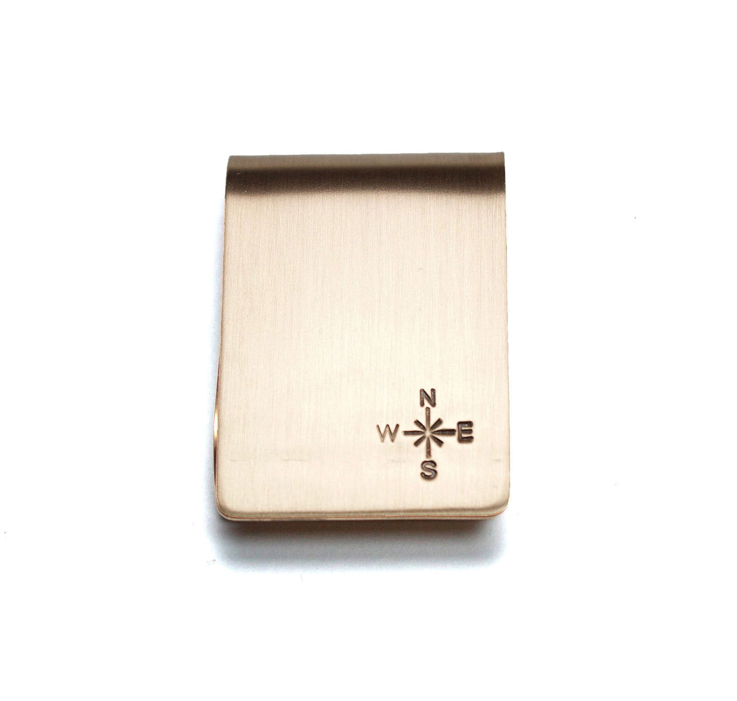 compass direction money clip