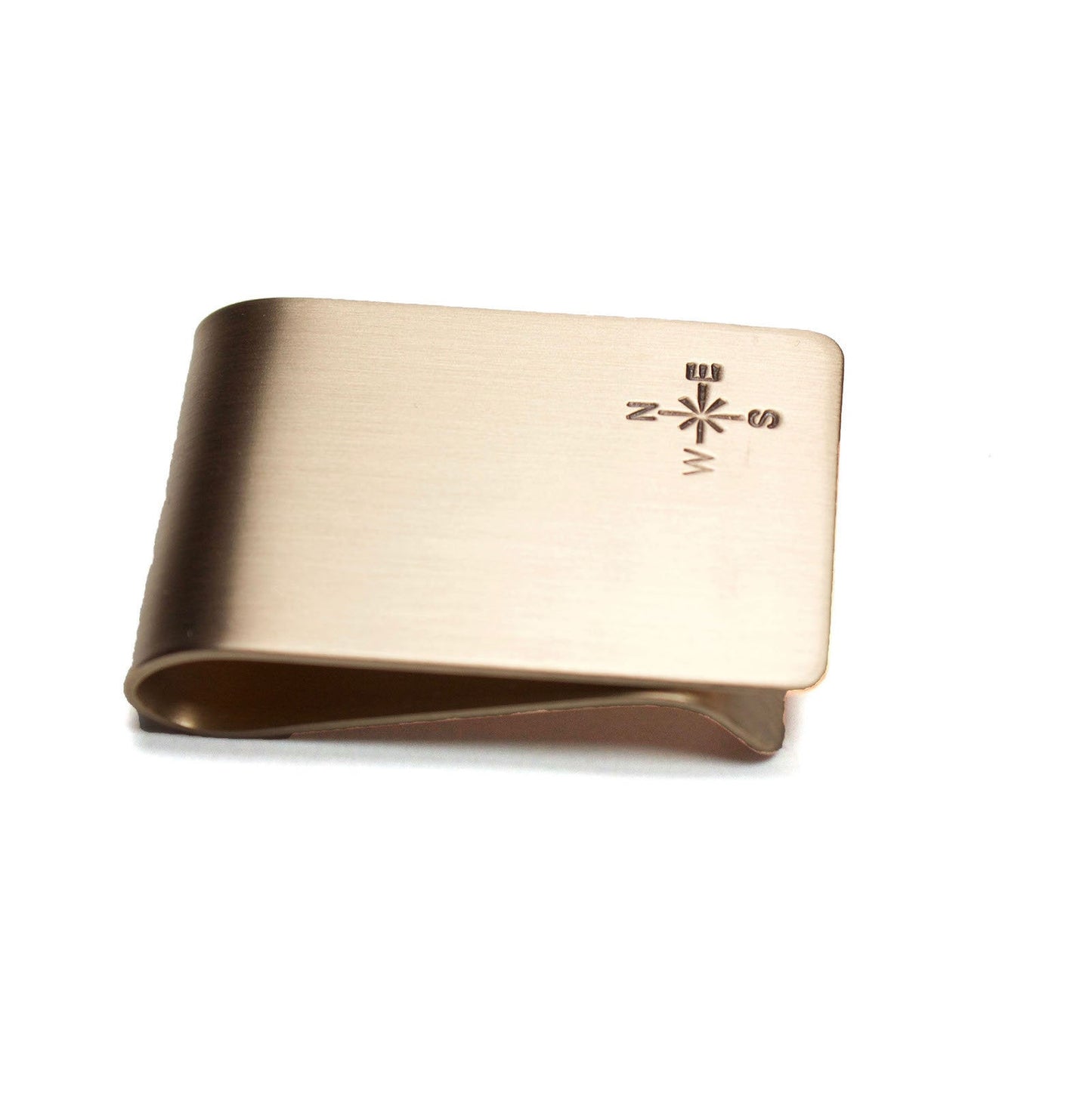 compass direction money clip