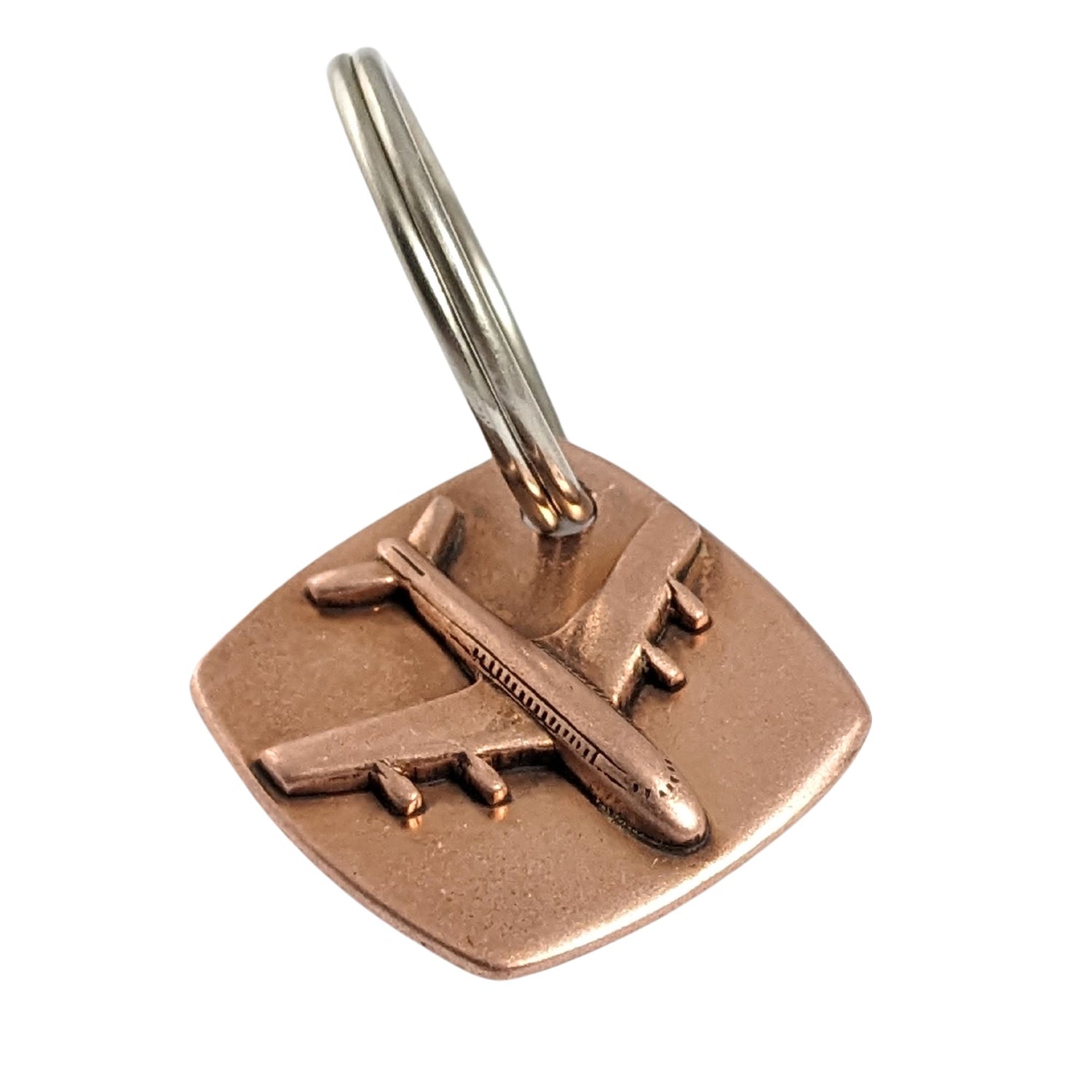 Airplane Deluxe Copper Keychain – Hennessey Jewelry