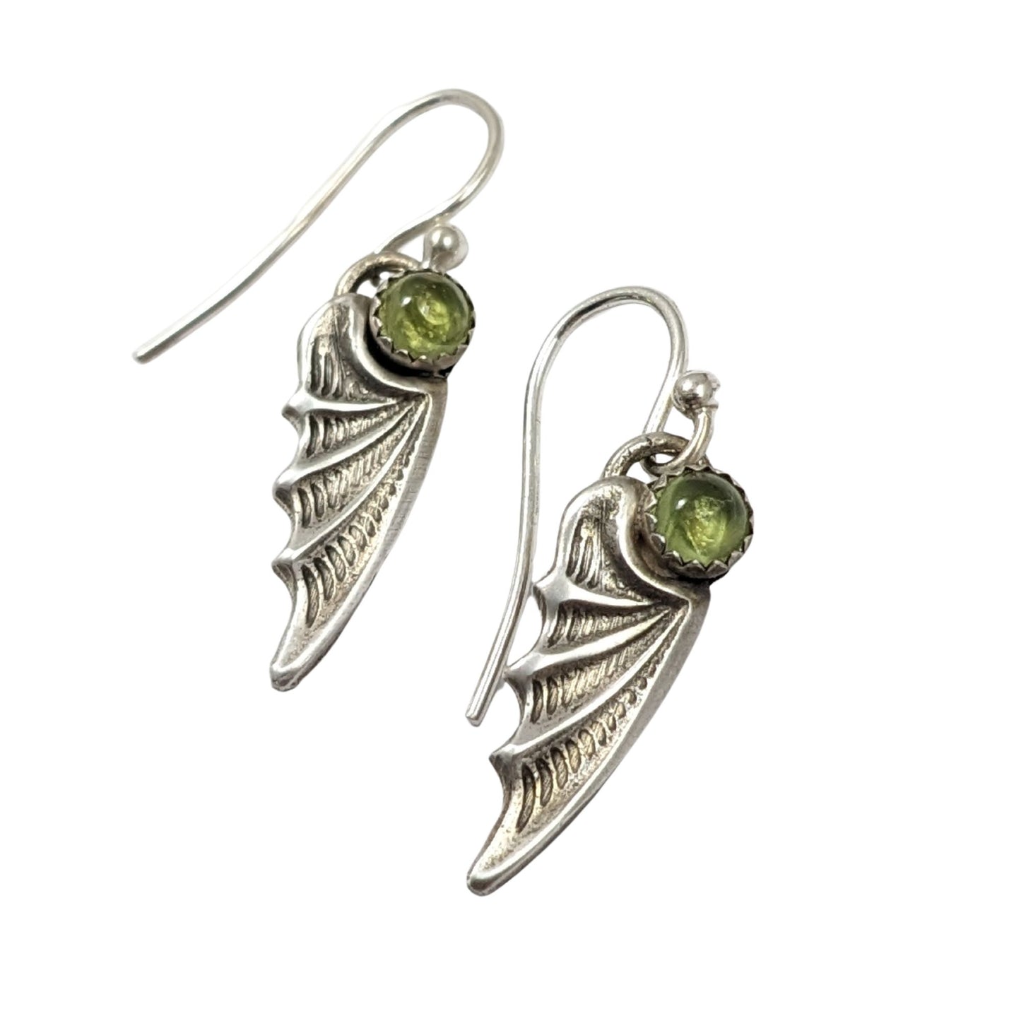 Bat Wing Sterling Silver Earrings