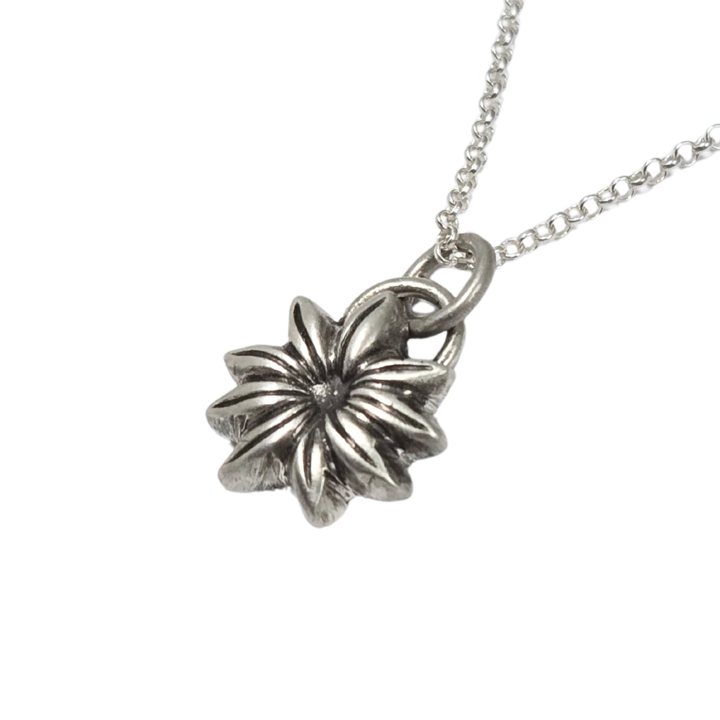 Dahlia Sterling Silver Pendant