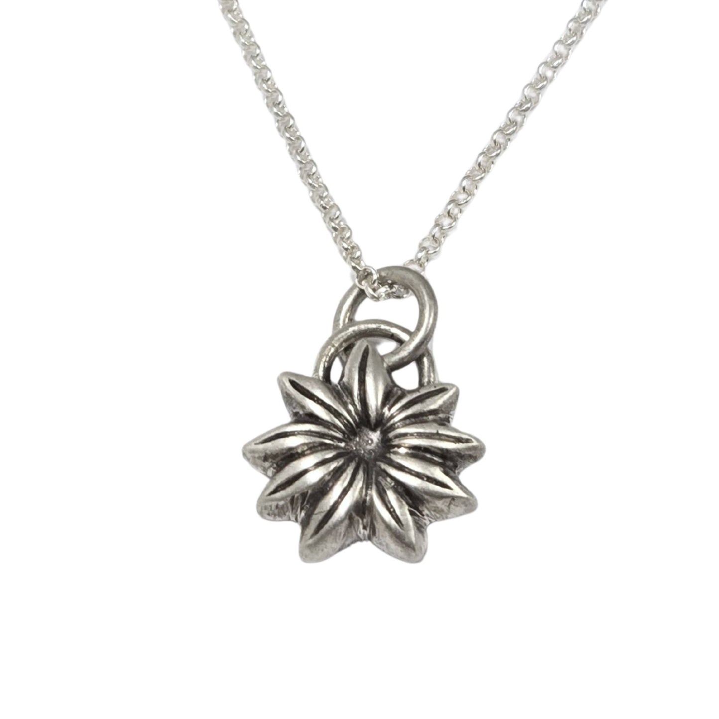 Dahlia Sterling Silver Pendant