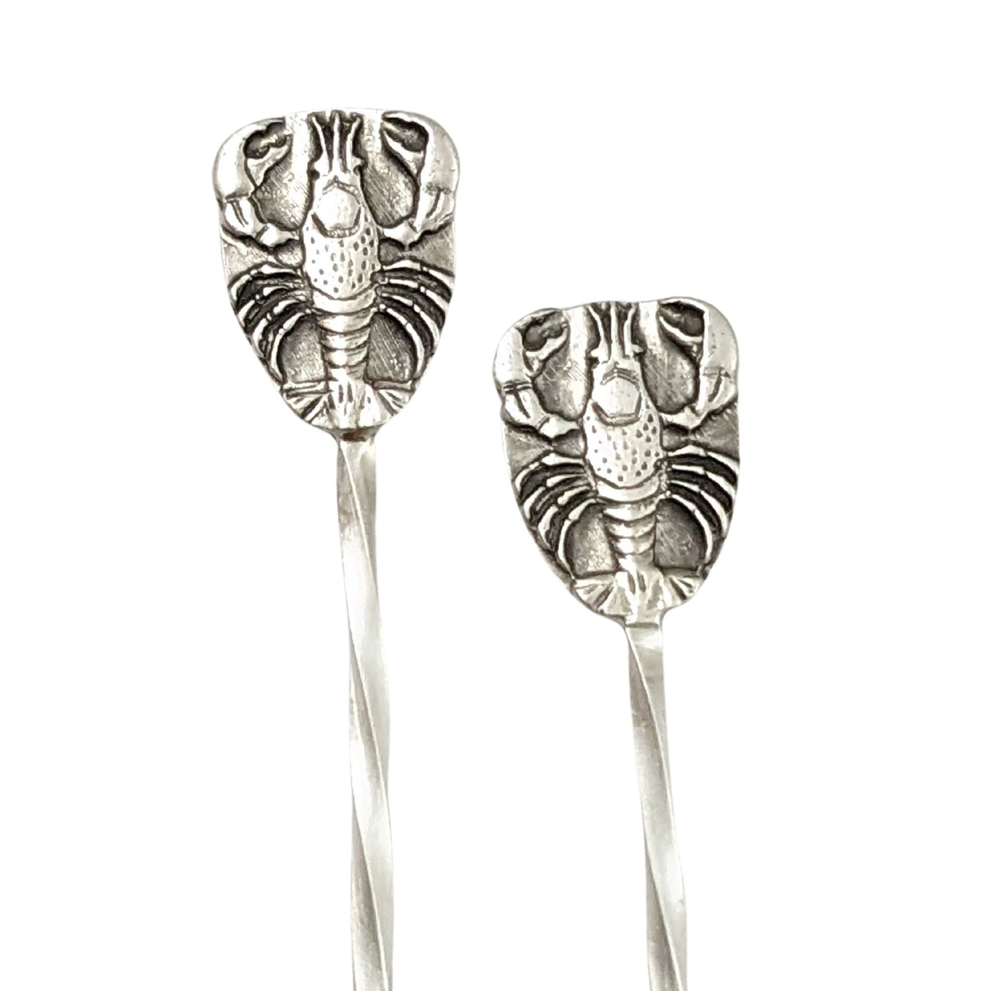 Lobster Sterling Silver Cocktail Picks