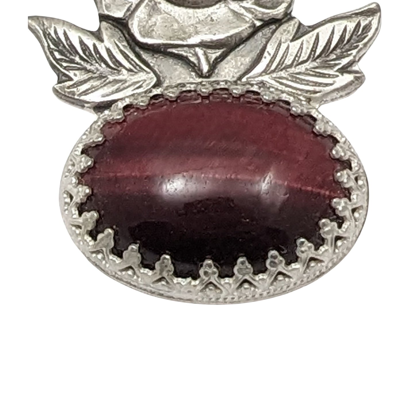 detail showing slight imperfection of the pendant