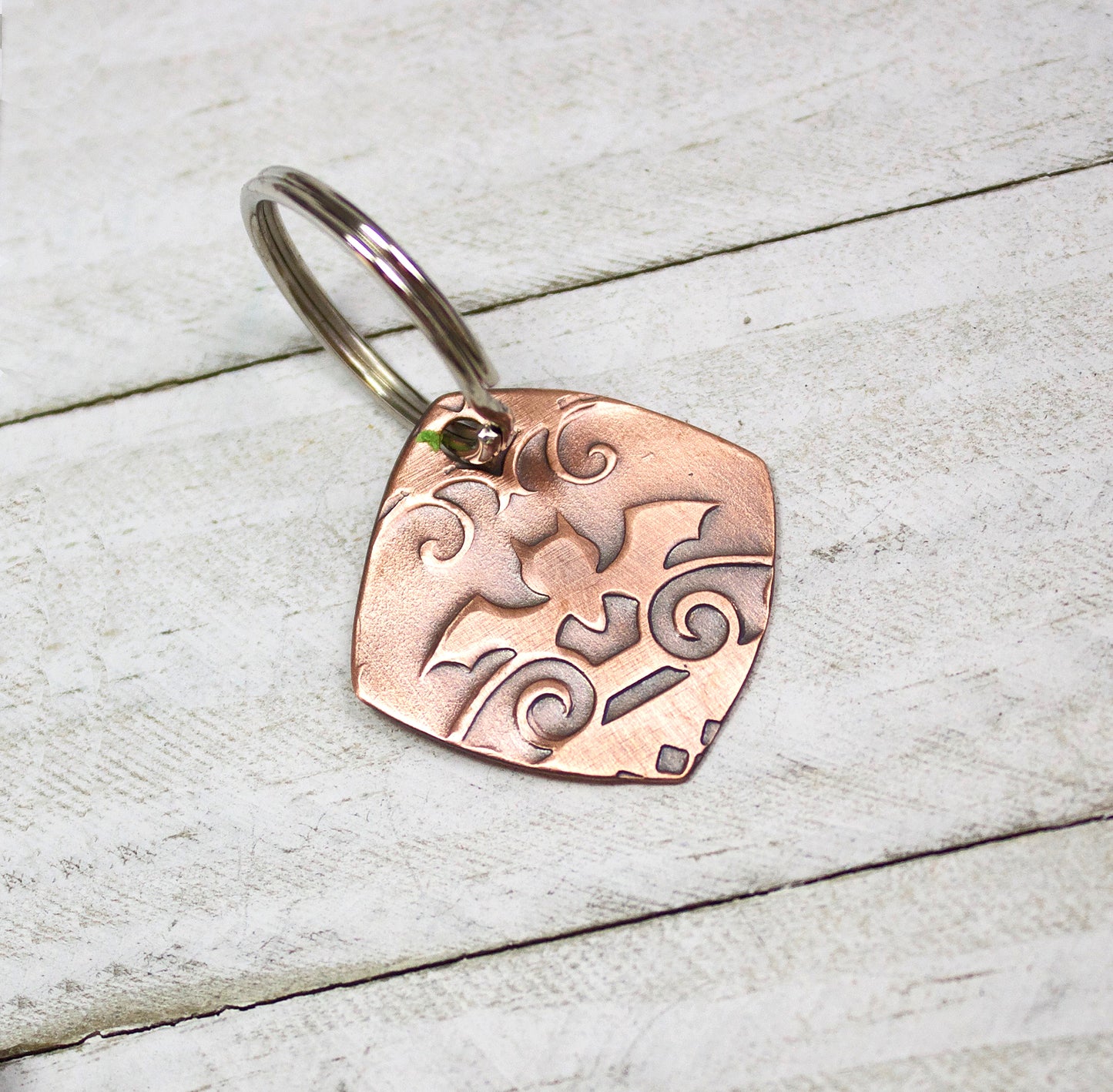 Bat Copper Keychain