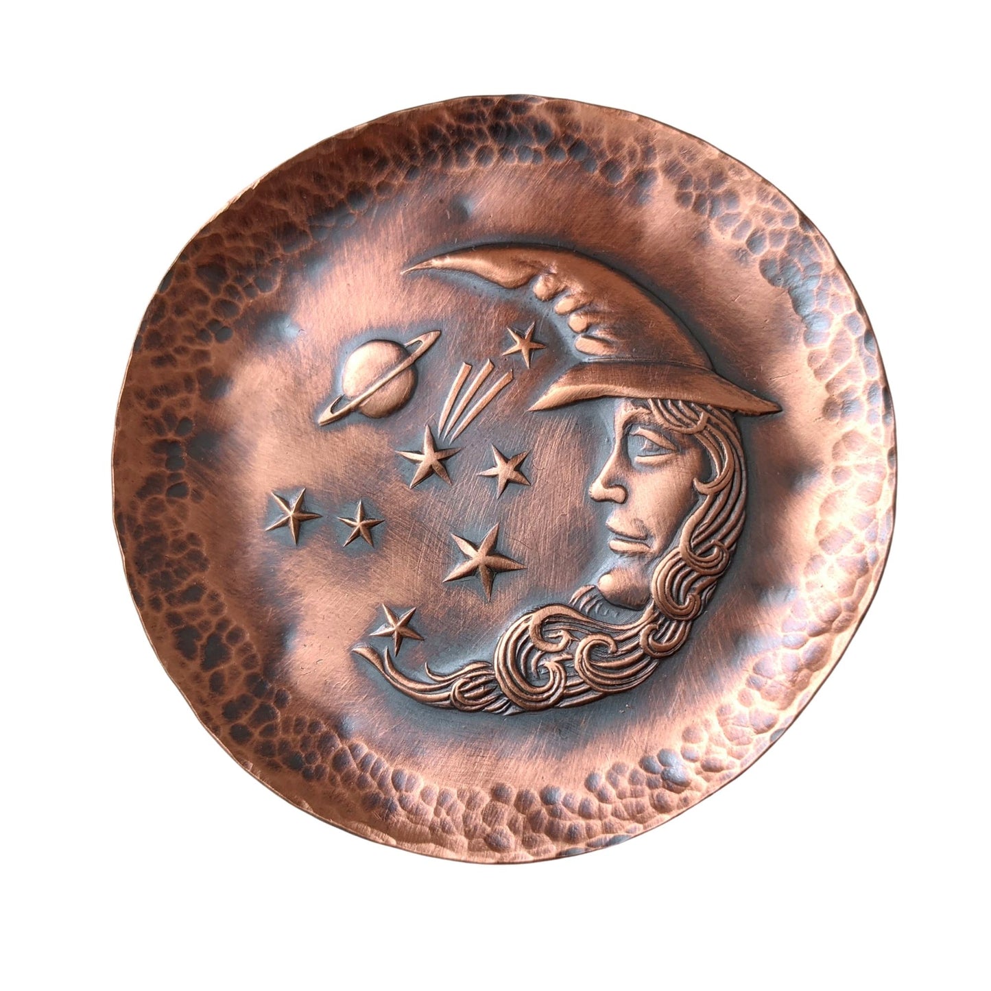 Moon Goddess Copper Ring Dish