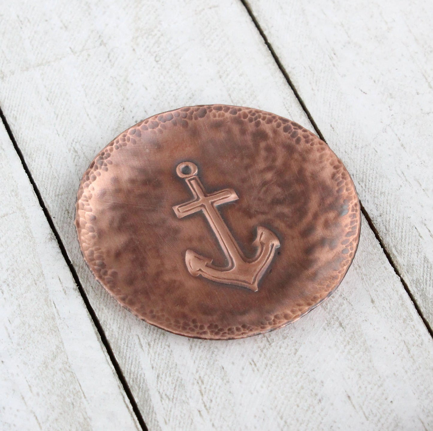 Anchor Copper Ring Dish