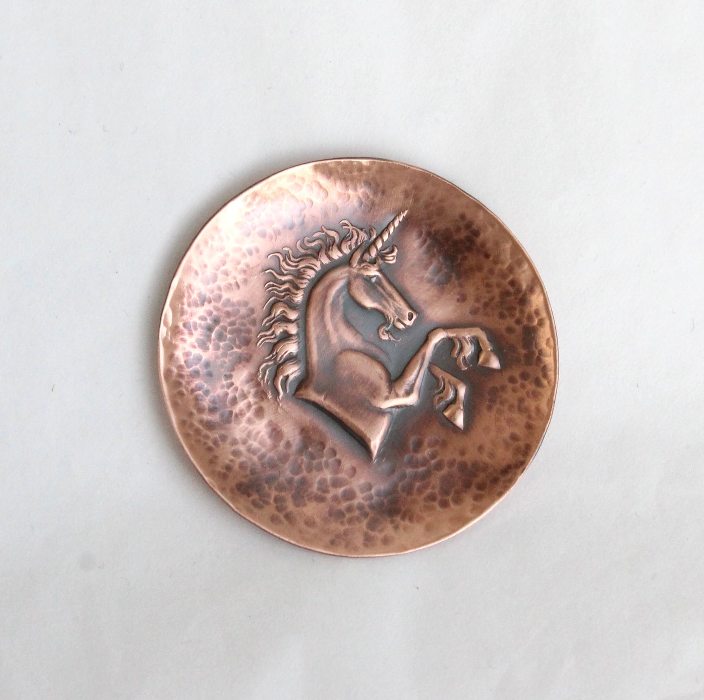 Unicorn Copper Ring Dish