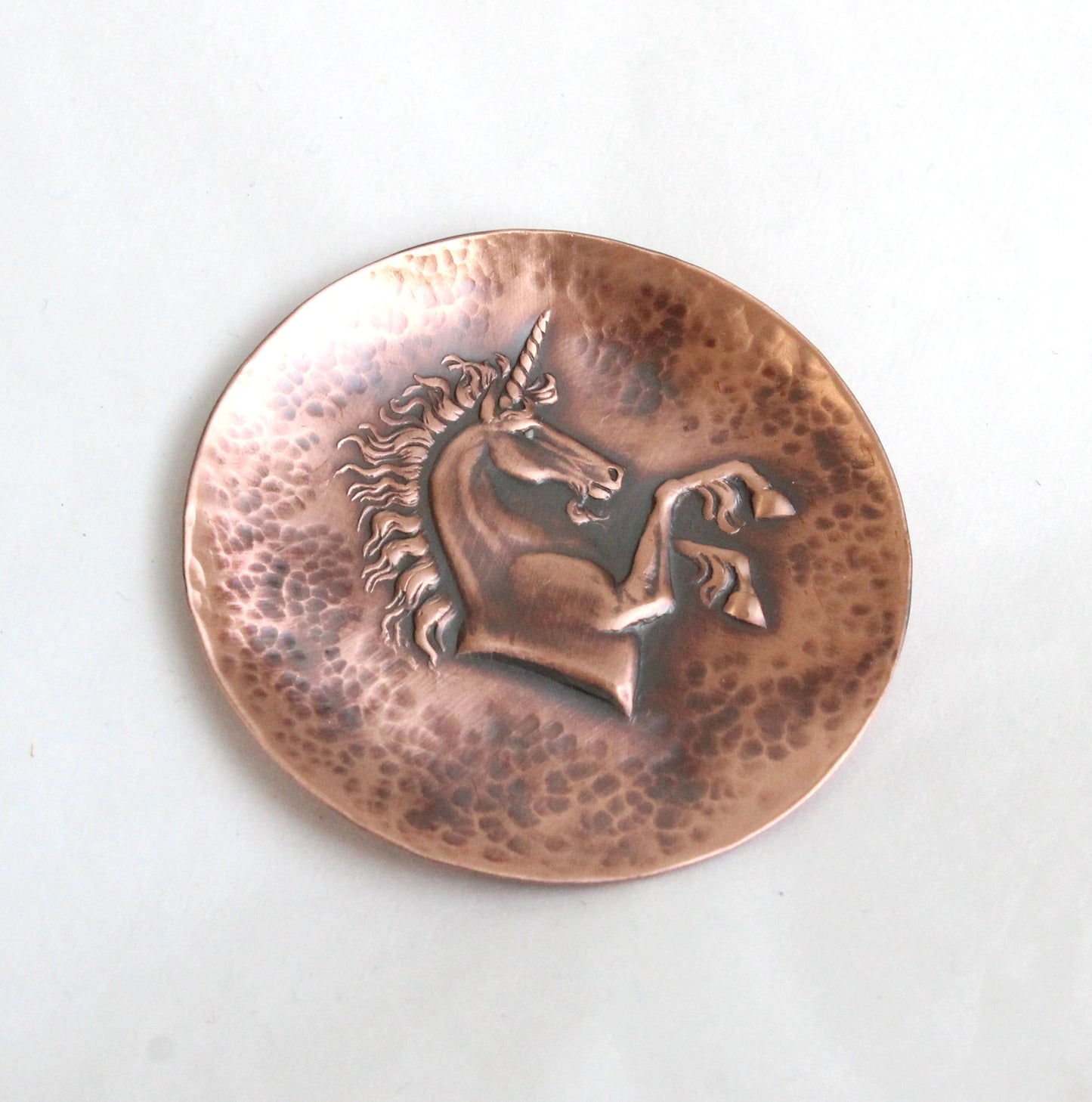Unicorn Copper Ring Dish
