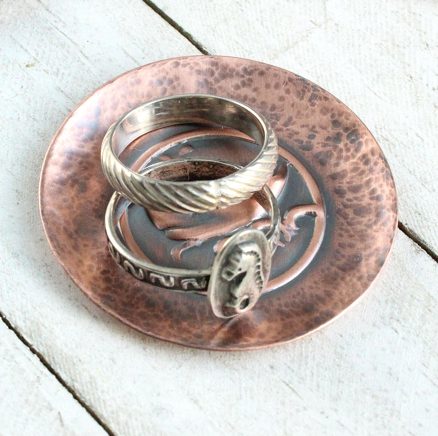 Happy Whale Copper Ring Dish