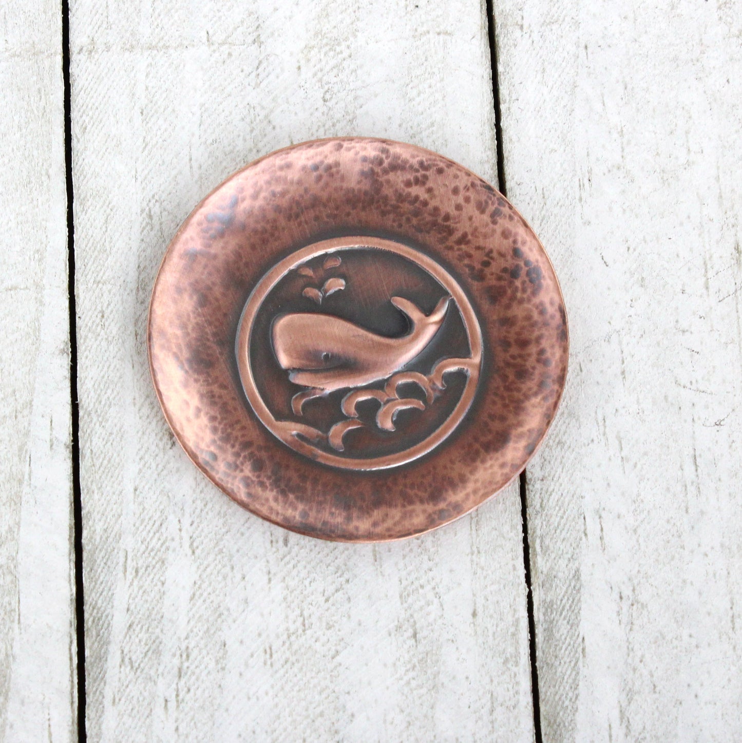 Happy Whale Copper Ring Dish