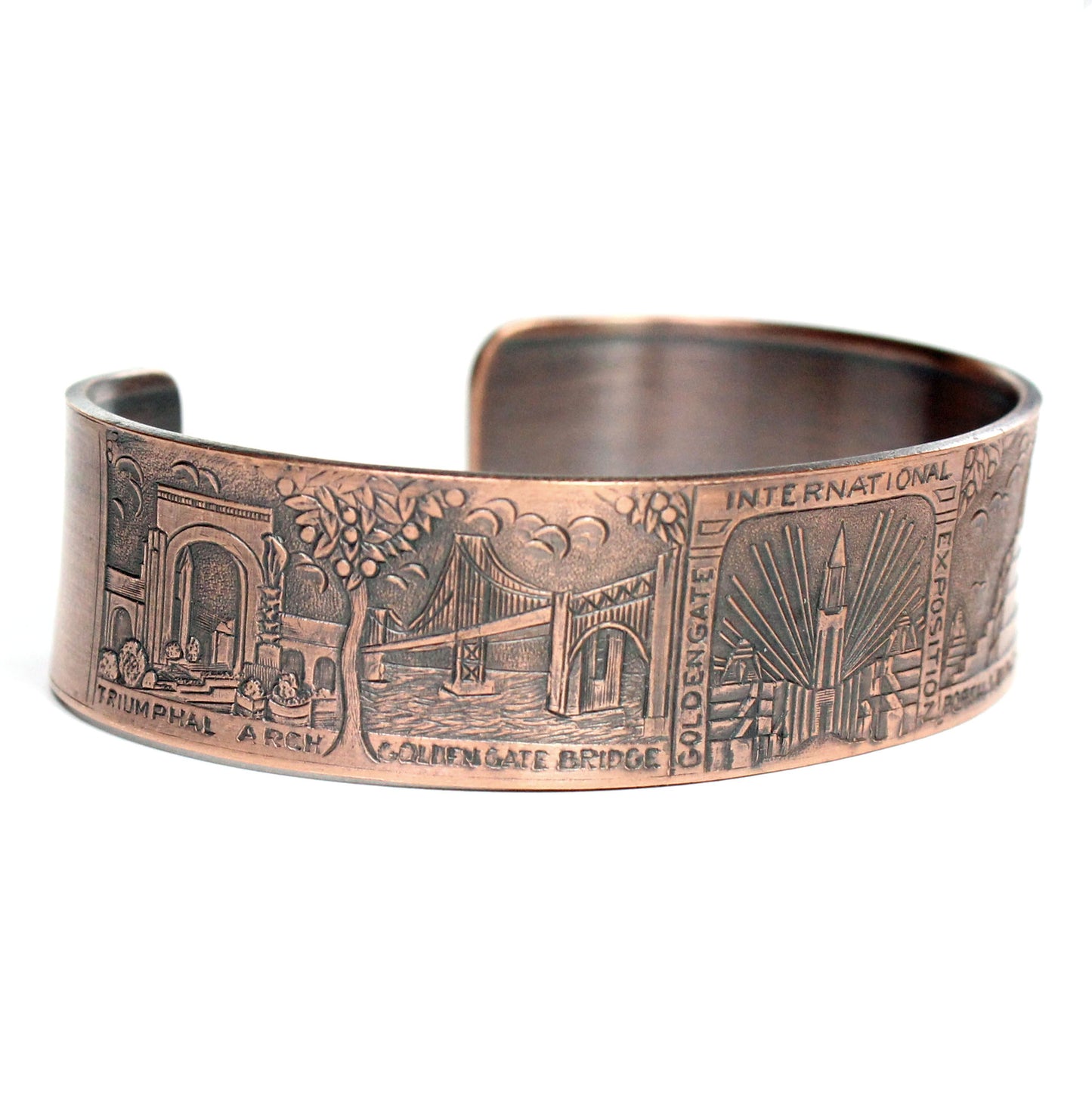 Golden Gate International Exposition Cuff Bracelet