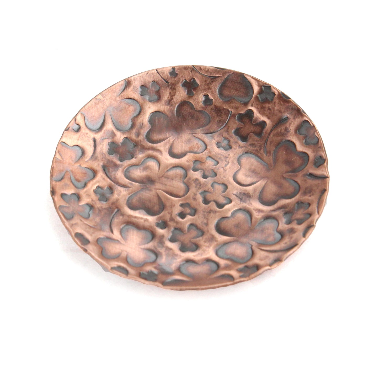 Shamrock Copper Ring Dish