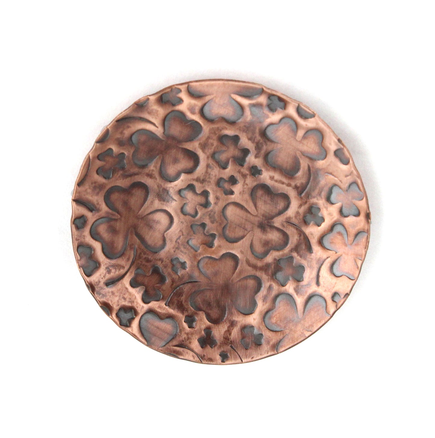 Shamrock Copper Ring Dish