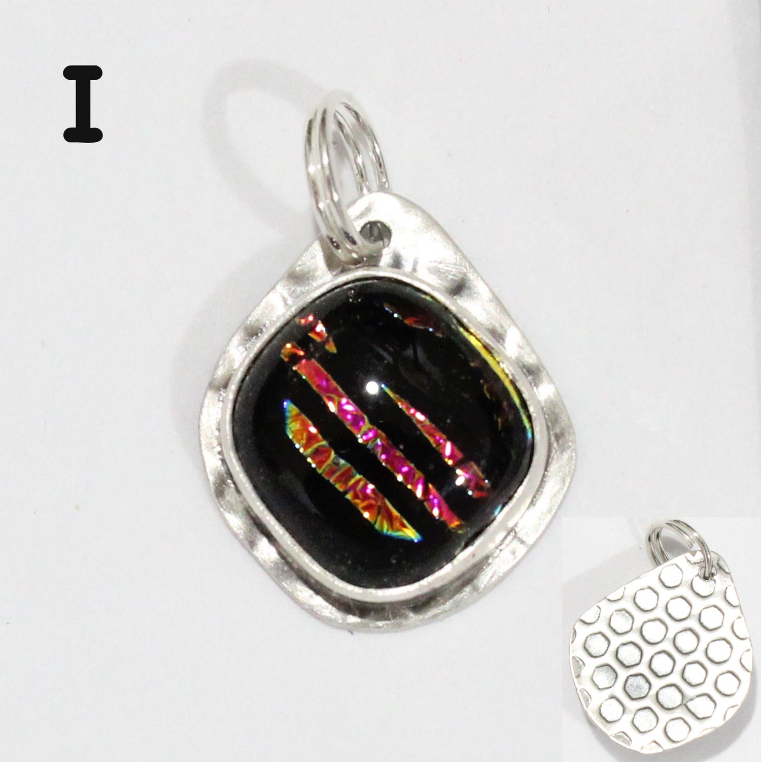 Rainbow Sterling Silver Charm