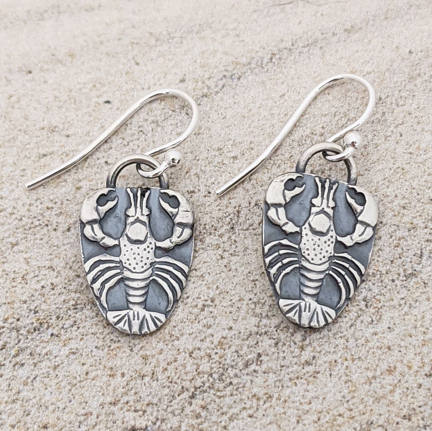 Essential Lobster Earrings in Sterling Silver