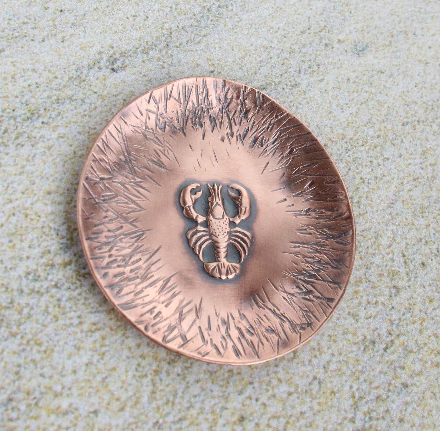 Lobster Copper Ring Dish