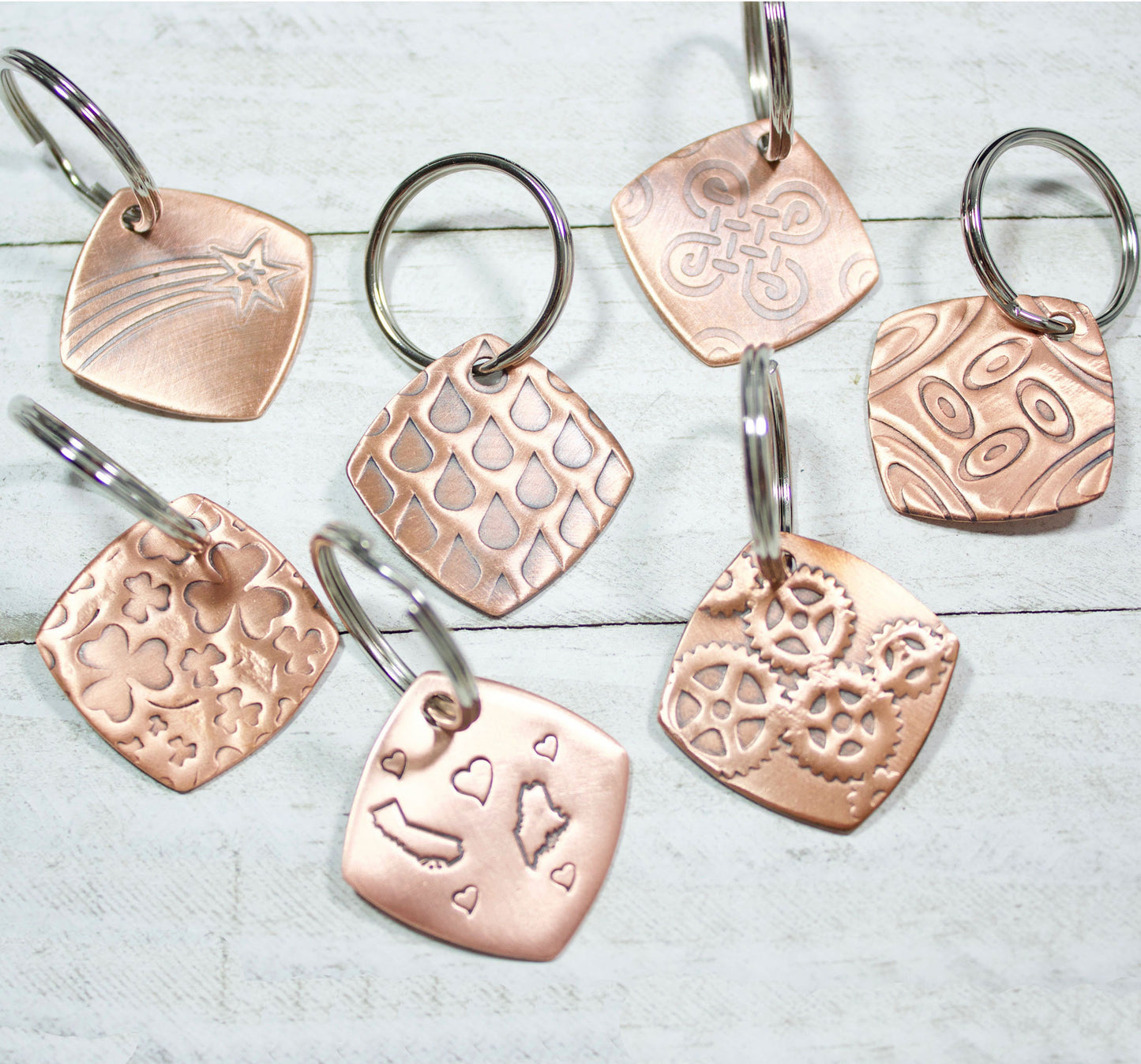 copper keychains